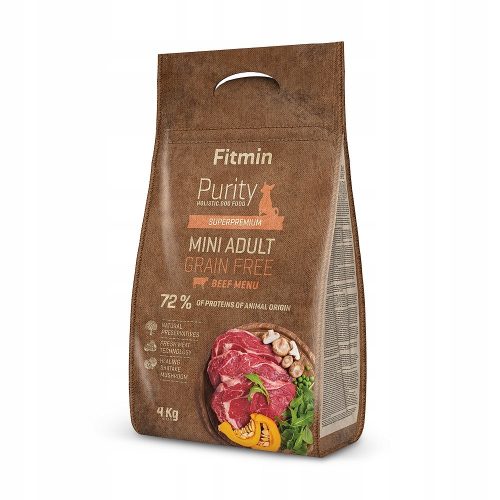  Fitmin mangime secco per carne di manzo 4 kg