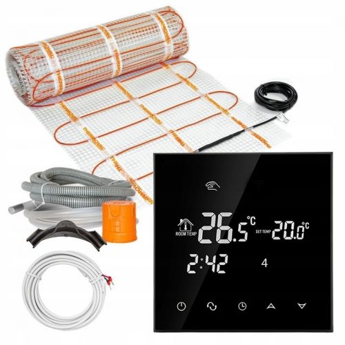 Set con TV TO 50 mat 170 W/m² da 2,5 m² alimentato da uno