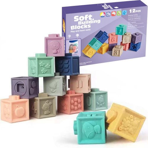  Blocchi sensoriali morbidi M-Imp, set da 12 pz