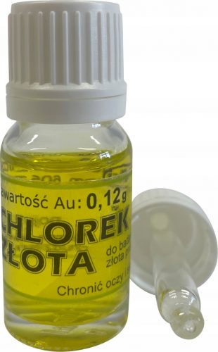  Liquido per test cloruro d'oro 0,12 Au