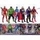  6 FIGURE DEL CAPITANO SPIDERMAN THANOS HULK degli AVENGERS