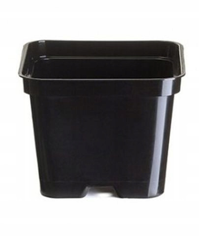  Vaso da fiori Zoigarden 9 cm x 9 x 9 cm, diametro 9 cm, plastica nera