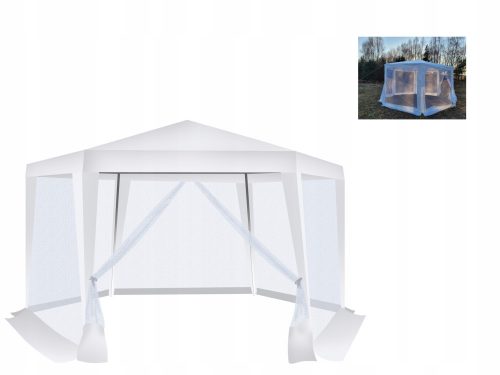 Tenda da giardino, padiglione - Padiglione Namax 6 pareti 4 x 4 x 2 m