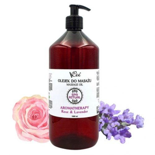  Olio da massaggio VVee Rose & Lavender 1000 ml