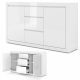  Cassettiera Bim Furniture Bello Bianco III 150 x 40 x 89 cm bianco lucido