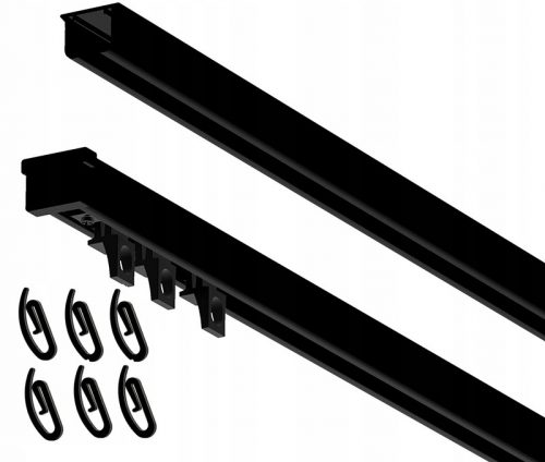 Binario da soffitto MS - NERO - 150 cm singolo