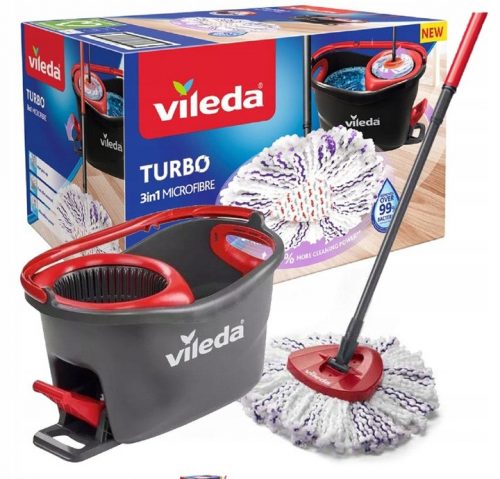 Secchio e mocio Vileda Turbo 3in1