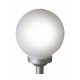  Solare LAMPADA SOLARE BIANCO LATTE SFERA 30cm 4 LED