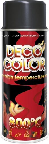 Vernice spray nera Deco Color ad alta temperatura