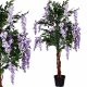 Albero di glicine artificiale viola 120 cm