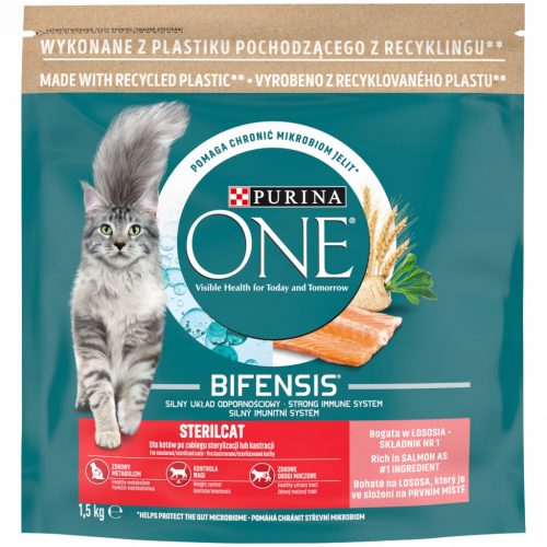  Purina ONE cibo secco salmone 1,5 kg