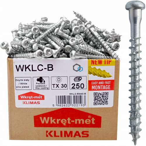 Viti per legno Klimas 5 x 40 mm 250 pz.