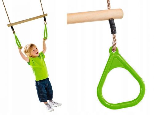 Altalena trapezio ginnica per bambini JF lime