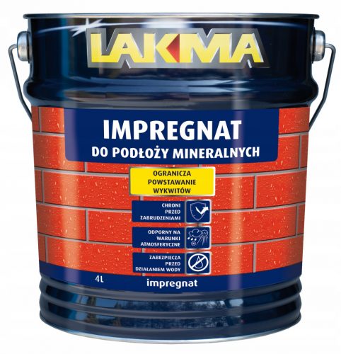 Lakma Impregnante per Substrati Minerali, Incolore 4L 5411