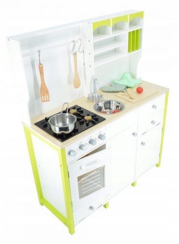  ZOSIA Meravigliosa Cucina per Bambini in Legno con accessori Bianco Lime