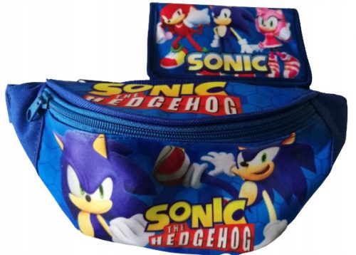  Marsupio SONIC HEDGEHOG + portafoglio regalo