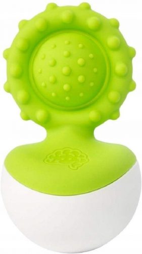  Fat Brain Toys FA217 Massaggiagengive Dimpl Wobl, verde