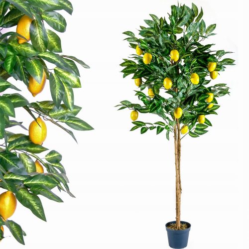 Albero da frutto di limone artificiale 184 cm