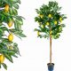 Albero da frutto di limone artificiale 184 cm