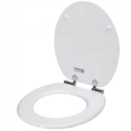 Sedile WC wideShop Sedile in MDF bianco