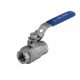 VALVOLA A SFERA INOX RESISTENTE ALL'ACIDO 2 PEZZI 2 1/2"