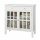  SOBUY VETRINA CREDENZA, BIANCO