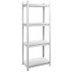 Scaffale da magazzino in metallo T4ALL 153 x 60 x 35 cm max 100 kg per ripiano