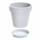  Vaso da fiori Prosperplast 34,5 cm x 34,5 x 31,1 cm diametro 34,5 cm plastica bianca