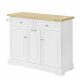  SoBuy mobile da cucina bianco 46 x 115 x 90 cm colore frontale: bianco