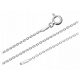  Catena in argento Ankier Diamond 925 Argento Bellissimo corto 1,4 mm 45 cm