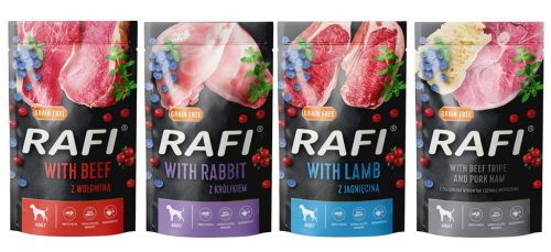  Rafi alimento umido agnello 0,5 kg