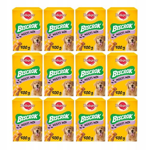  PEDIGREE Biscotti Biscrok per cani 500g x12