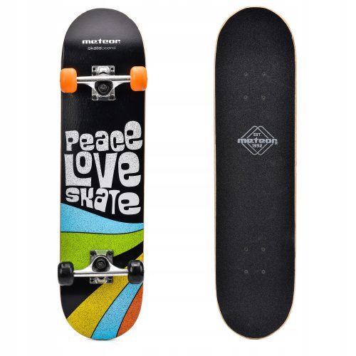  Skateboard Meteor Peace, multicolore