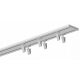 BASTONE PER TENDE BINARO DA SOFFITTO IN ALLUMINIO UNITÀ PICCOLA 170 CM