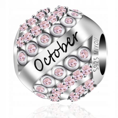  Charms Ciondolo Modulare Ottobre Argento 925