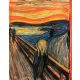 Dipinto su tela Rep. Edvard Munch The Scream 100x80 di Art Lue