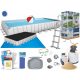 Piscina Bestway con cornice rettangolare 956 x 488 cm