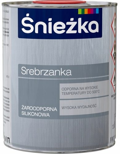 Vernice acrilica anticorrosione Śnieżka 5 l ARGENTO lucido