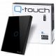 Interruttore per scale Touch, da incasso, telecomandato Q-Touch nero QB.W1-TOUCH