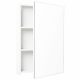  Deftrans Loreto mobile da bagno sospeso con specchio, bianco, 76x50.2x11.6 cm