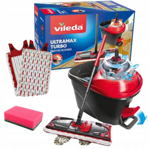 Secchio per scopa piatta Vileda Ultramax Turbo + Lavello cucina Vileda 1 pz.