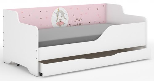  Letto Lilu Toys in legno 84 x 164 cm multicolore