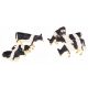  570009-COWS 6 PEZZI PER BAMBINI GLOBE STABLE 1:32, 3+