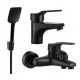 SET VASCA DA BAGNO MEXEN CARO R62 NERO