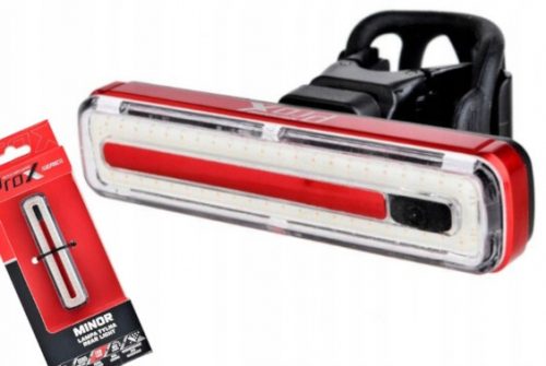  Illuminazione bicicletta Prox Minor Batteria da 60 lm + Portabiciclette Prox Portalampada posteriore Scopo: torcia elettrica