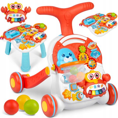  WALKER PUSH TAVOLO EDUCATIVO INTERATTIVO 5 IN 1