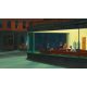 Rep. Edward Hopper Night 100X55 Tela con foto