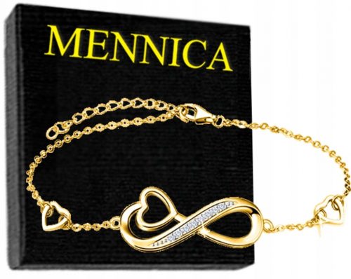  MENNICA BYDGOSKA Bracciale Infinity Heart in oro