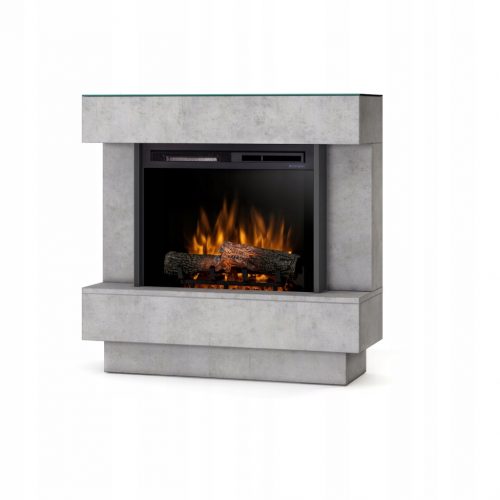  Caminetto a libera installazione con funzione riscaldante Dimplex, sfumature di grigio, 1400 W, 92,5 x 90,5 x 32 cm