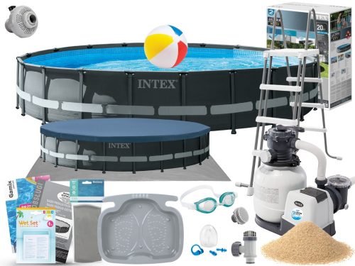 Piscina Intex con cornice rotonda 610 x 610 cm